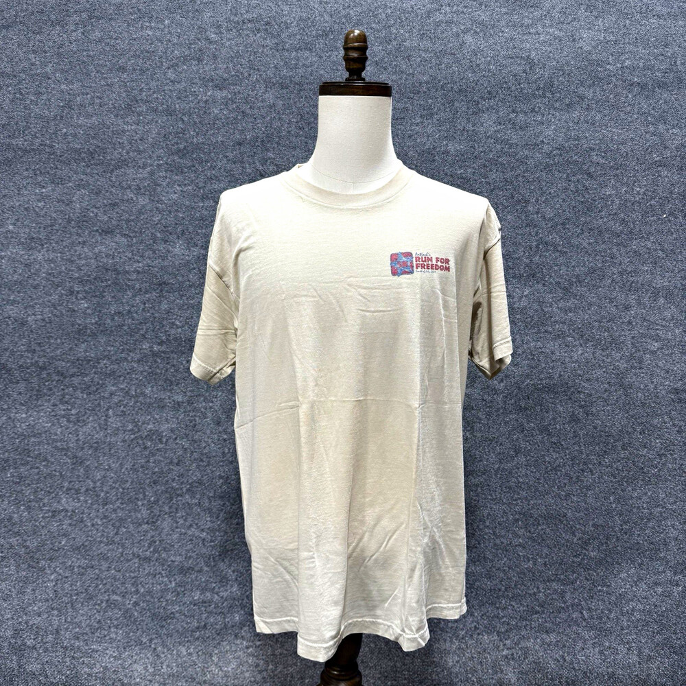 Vintage 2009 Run For Freedom T-Shirt Mens XL Fruit of the Loom Graphic Tee USA